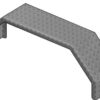 QA 135.45, AILE ALU STRIE 3/5 MM