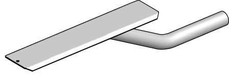 SUPPORT GARDE-BOUE ZINGUE AU FEU, POUR AILE DOUBLE ET TRIPLE ESSIEUX, ART. NO.50-105-1