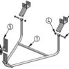 CORBEILLE SUPPORT DE ROUE Ø 580-680 MM, ZINGUE AU FEU