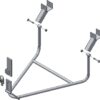 CORBEILLE SUPPORT DE ROUE Ø 630-730 MM, ZINGUE AU FEU