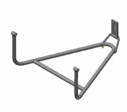 CORBEILLE SUPPORT DE ROUE Ø 630-730 MM, ZINGUE AU FEU