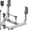 SUPPORT DE ROUE AVEC LEVIER TYP 89, ø 700-750 MM, ZINGUE AU FEU