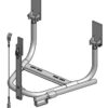 SUPPORT DE ROUE AVEC LEVIER TYP 89, ø 700-750 MM, ZINGUE AU FEU