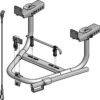 SUPPORT DE ROUE AVEC LEVIER TYP 89, ø 700-750 MM, ZINGUE AU FEU