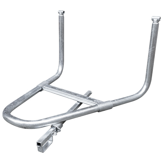 SUPPORT DE ROUE AVEC LEVIER TYP 89, ø 765-850 MM, ZINGUE AU FEU