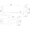 FIXATION PONT POUR MERCEDES SPRINTER MODELE 2006 ROUE JUMELEE, ZINGUEE AU FEU