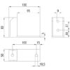 CONSOLE CHASSIS ZINGUEE AU FEU POUR FORD TRANSIT 350 M