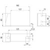 FIXATION PONT COURT, ZINGUE AU FEU, POUR RENAULT MASTER