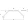 QA 265.67,  AILE DOUBLE ESSIEUX ALU STRIE 3/5 MM