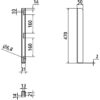 POCHE A LATTE DEPOT H=470, ACIER ZINGUE