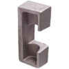 CONTRE-PIECE A SOUDER, BRUTE, POUR GRANDE FERMETURE EXCENTRIQUE
