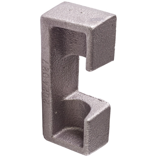 CONTRE-PIECE A SOUDER, BRUTE, POUR GRANDE FERMETURE EXCENTRIQUE