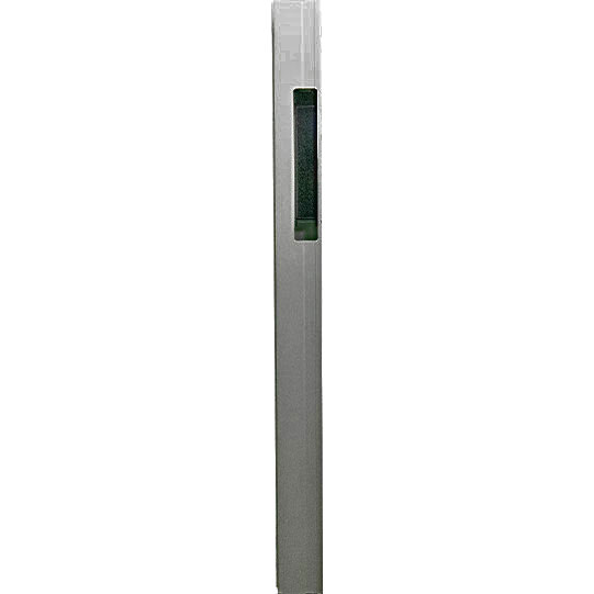 FERMETURE DE RIDELLE DROITE, ALU BRUT, L = 1015 MM