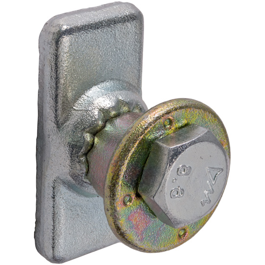 CONTRE-PIECE EXCENTRIQUE A RIVETER POUR FERMETURE PLANCHE AVANT, ZINGUEE