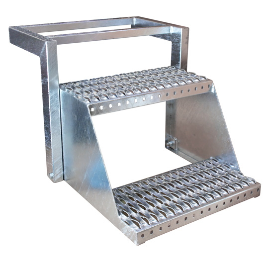 MARCHEPIED ZINGUE AU FEU,  RABATTABLE, CONSOLE FIXE, ART. 2515