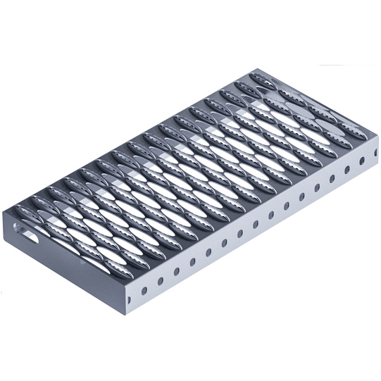 MARCHEPIED ALUMINIUM SANS CONSOLE, L = 750 MM, SIMPLE, RABATTABLE