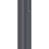 BORDURE EXTREMITE DROITE ELOXE, L = 400 MM, AVEC TROU POUR FERMETURE