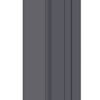 BORDURE EXTREMITE DROITE ELOXE, L = 800 MM, AVEC TROU POUR FERMETURE