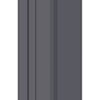 BORDURE EXTREMITE GAUCHE,  ELOXE, L = 300 MM, AVEC TROU POUR FERMETURE PACO
