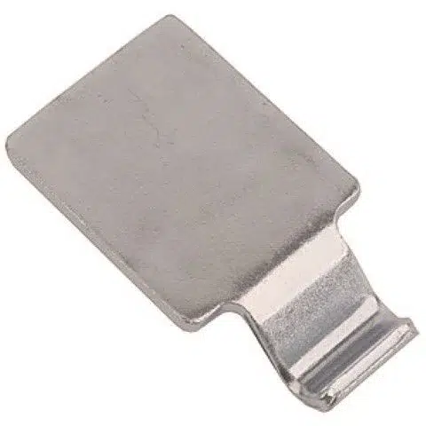 CROCHET INOX TYP A, SANS TROUS POUR FERMETURE LEGERE A EXCENTRIQUE