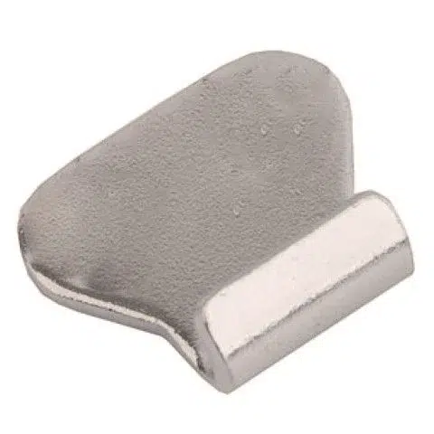 CROCHET INOX TYP A, SANS TROUS POUR FERMETURE LEGERE A EXCENTRIQUE