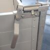 FERMETURE ARRIERE POUR PONT BASCULANT, DROIT, INOX
