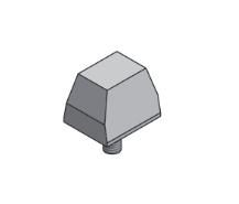 BUTTOIR RECTANGULAIRE, NO. 378.150