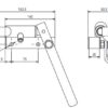 FERMETURE ARRIERE POUR PONT BASCULANT, GAUCHE, INOX