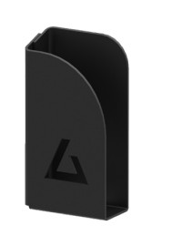 POCHE A LATTE A RIVETER L=120 GAUCHE, ACIER KTL