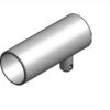 EMBOUT ZINGUE ø INT 57, POUR TUBE DE BACHE
