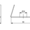 SUPPORT, ACIER BRUT POUR PALIER NO 3 002 024