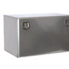 COFFRE INOX COUVERCLE MAT, 2 FERMETURES 1000X500X500
